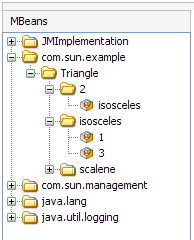 Example of Unexpected MBean Tree Rendering